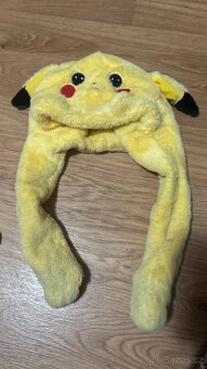 Dětské čepice Stitch,Pokemon,panda s hýbajícími ušima - 3