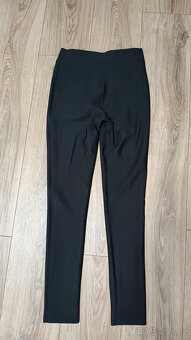 Nové černé kalhoty/legíny S - 3