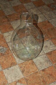 Skleněná váza s bočním otvorem - florarium - 3