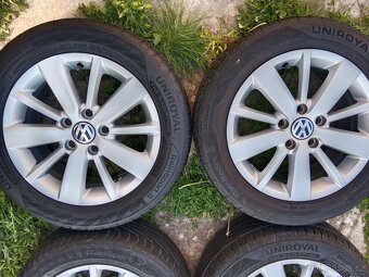 alukola 5x112 r16 VW letní pneu 205/55/16 - 3