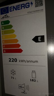 Prodám novou lednici Eta - 3