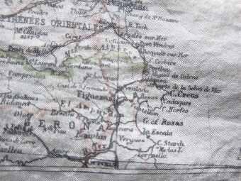 Útěková mapa pilotů RAF a USAAF - II.světová válka - 3