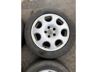 ALU disky VW Audi 5x112 R16 se zimními pneu 205/55 R16 - 3
