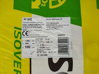 Isover multimax 30 (tloušťka 100), 5x 3,6 m2 - 3
