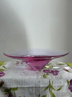 Prodám hutní sklo: vázy, mísy, popelníky - 3