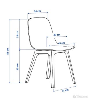 Plastová židle IKEA - 3