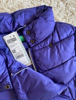 Bunda, zimní kabát Benetton vel 160 - 3