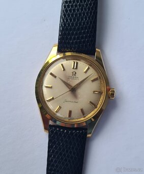 Zlaté náramkové hodinky Omega Seamaster Automatic 18K - 3