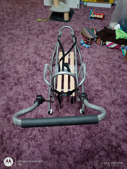 Sáňky Kunert Rocker s fusakem - černé - TOP STAV - 3