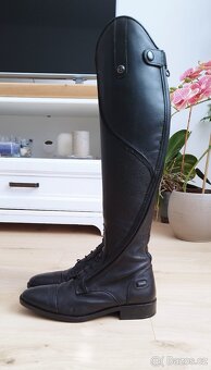 Vysoké kožené boty - 3