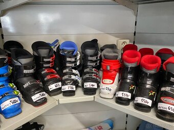 Dětské lyže 130cm 120cm 110cm a lyžáky - 3