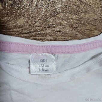 Dívčí triko s kočičkou vel. 128 - 3