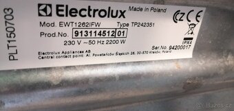 Pračka Elektrolux vrchem plněná - 3