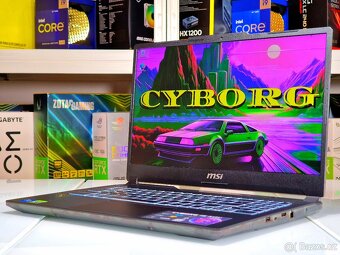 Zánovní herní notebook MSI CYBORG | ZÁRUKA 24M | RTX 4050 - 3