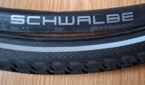 2x PNEU 28" CONTINENTAL RIDE TOUR 37-622 E25 reflex vč duší - 3