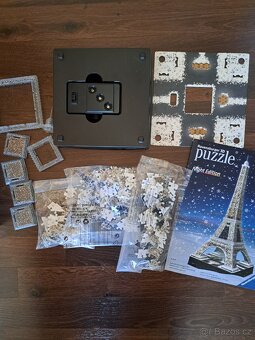 3D puzzle Eiffelova věž svítící - 3