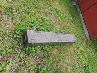 Vojenská plechová bedna na munici - 3