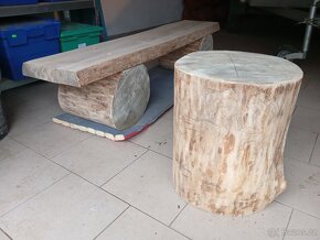 Lavičky z kulatiny - 3