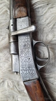 Flobert puška obojetnička kozlice ráže 6 a 9 mm - bez ZP - 3