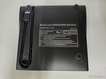 Externí USB3 vypalovačka CD / DVD SLIM - 3