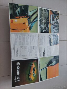 Skoda 110r Coupe originální prospekt k vozu rok 1971 - 3
