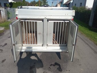 Přívěsný vozík na psy dvoubox WT Metal - 3