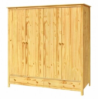 Dřevěná skříň 4dveřová TORINO - 3