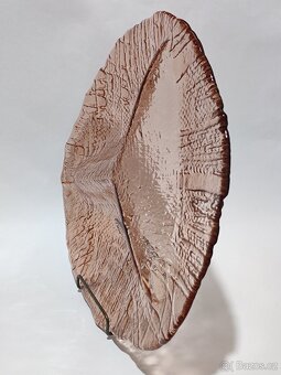Pavel Pánek, tác, talíř, sklo vzor ,Juta', 30cm, pošta 79.- - 3