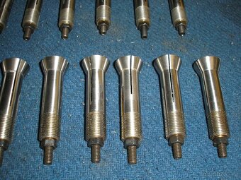 Příslušenství k soustruhu Tos MN 80 kleštiny s dorazem - 3