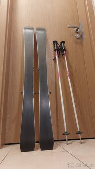 Dětské lyže 110 cm, hůlky 90 cm - 3