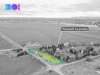 Prodej stavebního pozemku 1000 m2, Trávník, Kroměříž - 3