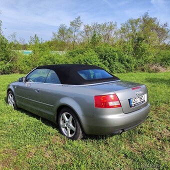 Audi A4 2.4i Cabriolet 2005 rok super stav nová střecha - 3