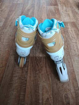 Stavitelné in-line Head vel. 34- 37 EUR , málo jeté... - 3