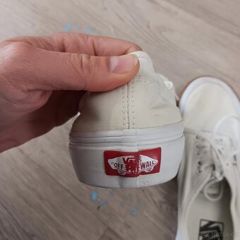 Vans bílé plátěné tenisky - 3
