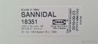 585 - 2x IKEA šatní skříně PLATSA + dveře SANNIDAL - 3