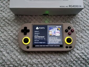 Retro Konzole Anbernic RG40xxH šedá + 256gb nová sd karta - 3