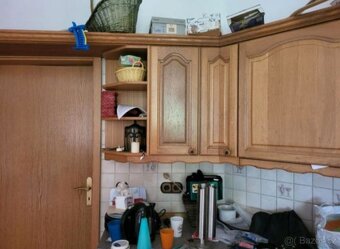 Menší dubová rustikální linka se spotřebiči,5168 - 3