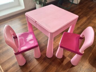 Dětský stoleček a 2 židličky - 3