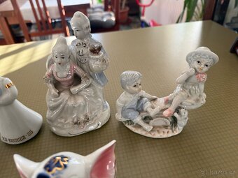 Porcelánové sošky . Cena za komplet - 3