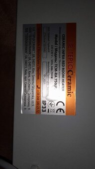 Deskové keramické radiátory 2 kusy - 3