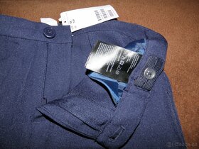 Nové společenské chlapecké kalhoty zn. H&M vel.128 - 3