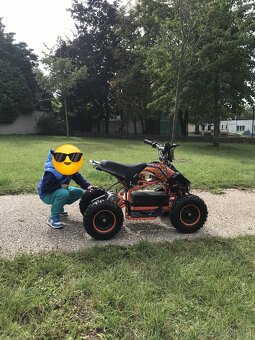 Dětská čtyřkolka elektrická 800w- v pěkném stavu - 3