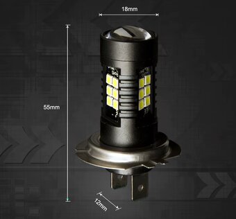 Led H7 2 ks do mlhových světel pro denní svícení - 3