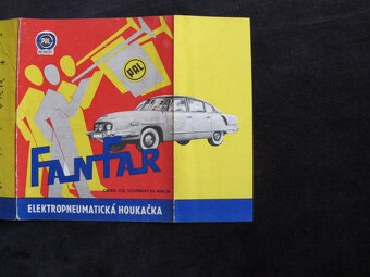 Elektropneumatická houkačka Fanfar PAL technická literatúra - 3