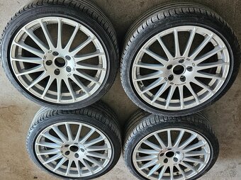 Alu kola 5x112 R18 Oreginál O.Z Pneu 225/40/R18 - 3
