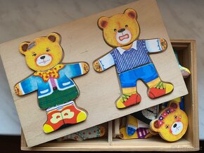 Dŕevěné puzzle šatní skŕíň - 3