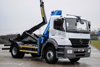 MERCEDES AXOR 18T HÁKOVÝ NOSIČ KONTEJNERŮ + HYDRAULICKÁ RUKA - 3