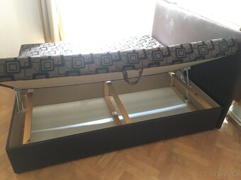 Dvoupostel, manželská postel s úložným prostorem - 3