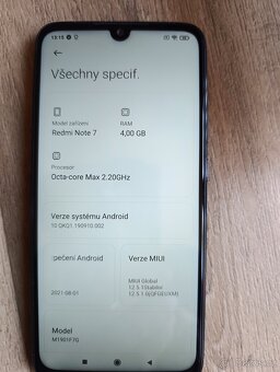 Chytrý telefon Xiaomi Redmi Note 7, 4GB RAM/64GB ROM - 3