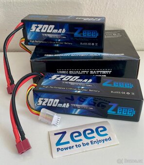 Baterie Zeee 3S LiPo 5200mAh 11,1V 80C s konektorem T -2ks - 3